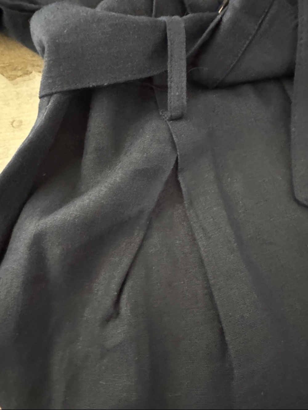 NWOT Zara Classic Belted Jumpsuit Linen Blend - Picture 10 of 10